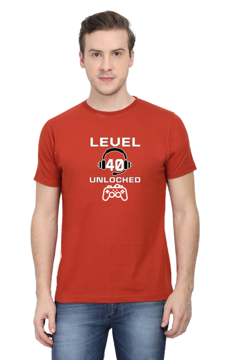 Level 40 Unlocked T-Shirt for Men