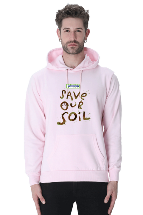 Save Our Soil Unisex Sweatshirt Hoodies - Light Baby Pink