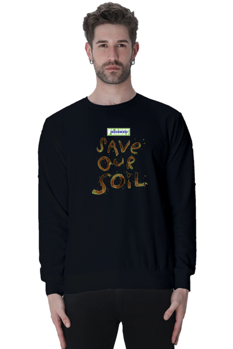 Save Our Soil Sweatshirt for Men & Women - Black