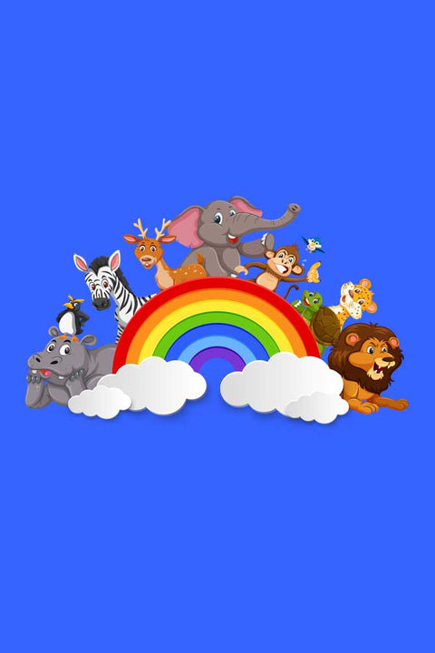Rainbow Animals Rompers for Baby Design