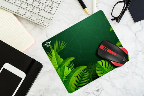 Summer Leaf Mouse Pad for Computers and Laptops