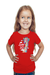 Red Giraffe Listen to your Heart T-shirt for Girls