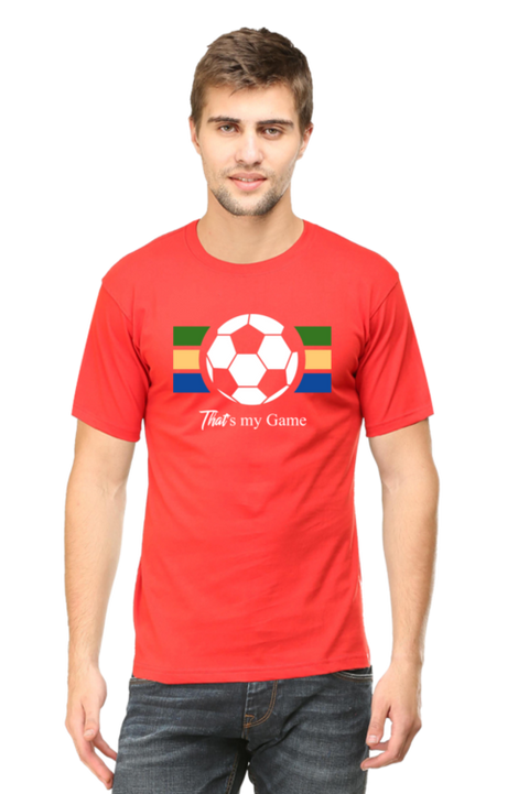 Red Men's Football T-Shirts Original