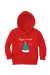 Enjoy Winter Red Kids Hooded Sweatshirt