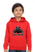 Black Panther Red Kids Hooded Sweatshirt