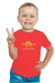 Red Funny Dinosaur T-shirt for Boy