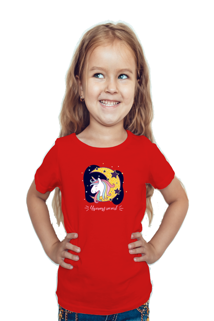 Red Unicorns are Real T-Shirt for Girls
