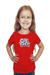Red Girl Power T-Shirt for Girls