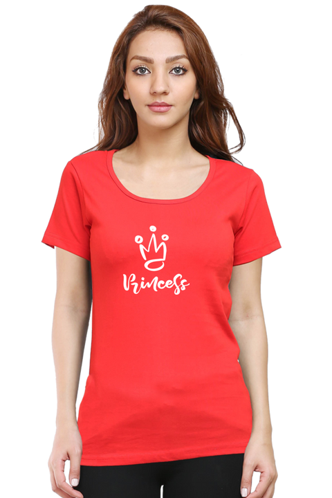 Princess T-Shirt for Women - Red
