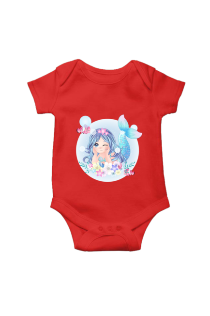 The Little Mermaid Red Rompers for Baby