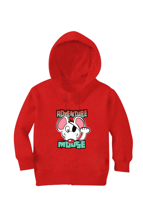 Adventure Mouse Red Hoodies for Babies & Toddlers