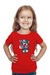 Play it Loud T-Shirt for Girls - Red