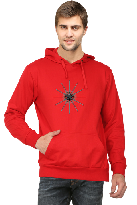 Hydro-Sword Red Sweatshirt Hoodies for Men