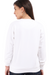 White Sweatshirt for Women Back