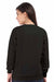 Black Sweatshirt for Women - Back