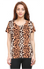 Leopard Skin All Over Printed T-shirts for Women