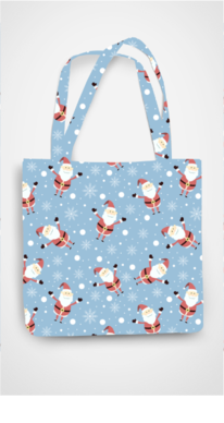 Christmas Santa Tote Bags