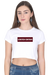 White Limited Edition Women Crop Top