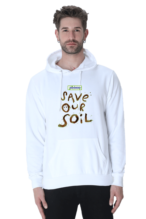 Save Our Soil Unisex Sweatshirt Hoodies - White