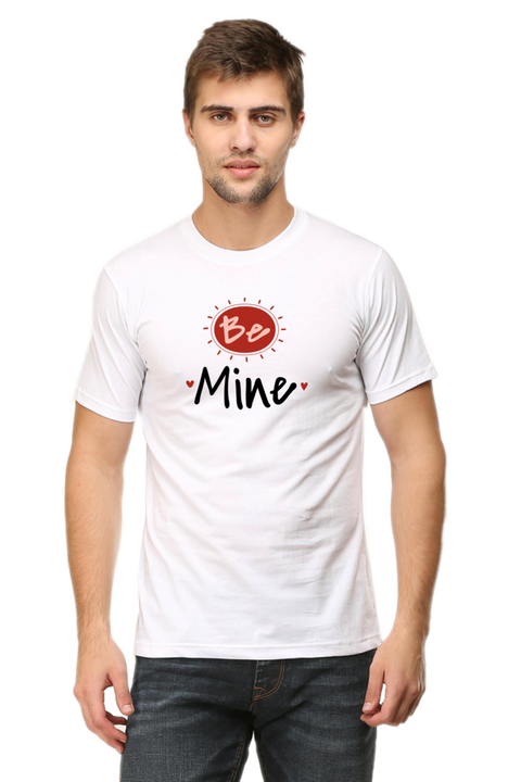 Be Mine Valentine's Day T-shirt for Men - White
