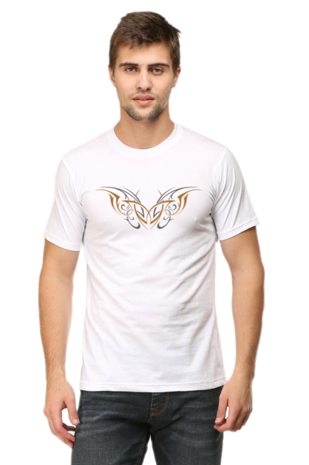 Gothic Tattoo White T-Shirt for Men