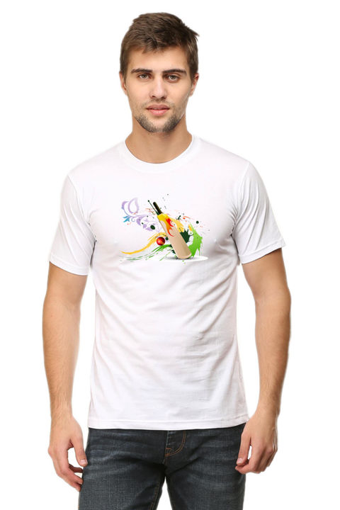Cricket Match Today White T-Shirt for Men