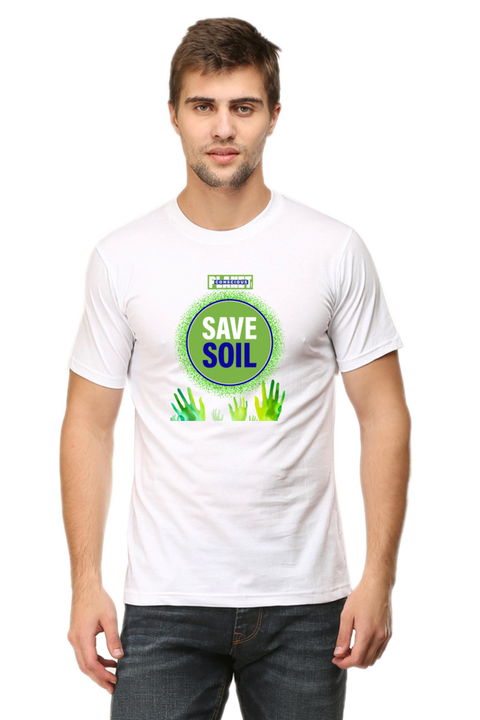 Save Soil T-shirt for Men - White