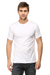 White Men's Plain Solid Colour T-Shirt