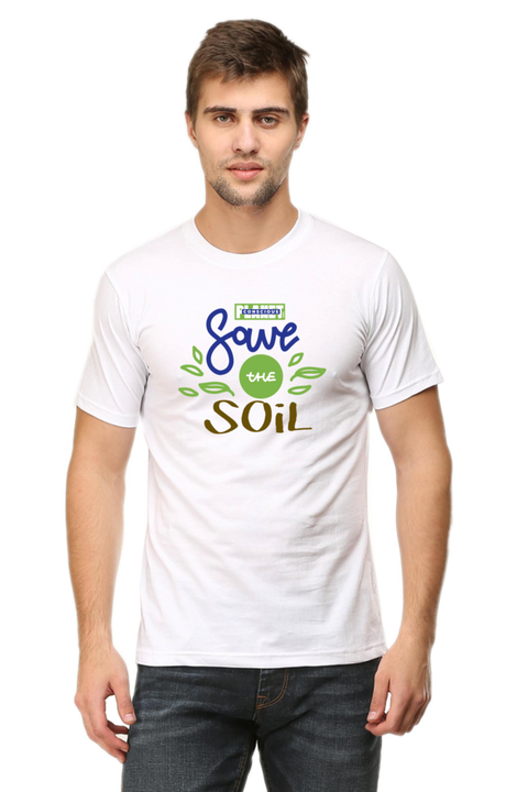 Save The Soil T-shirt for Men - White