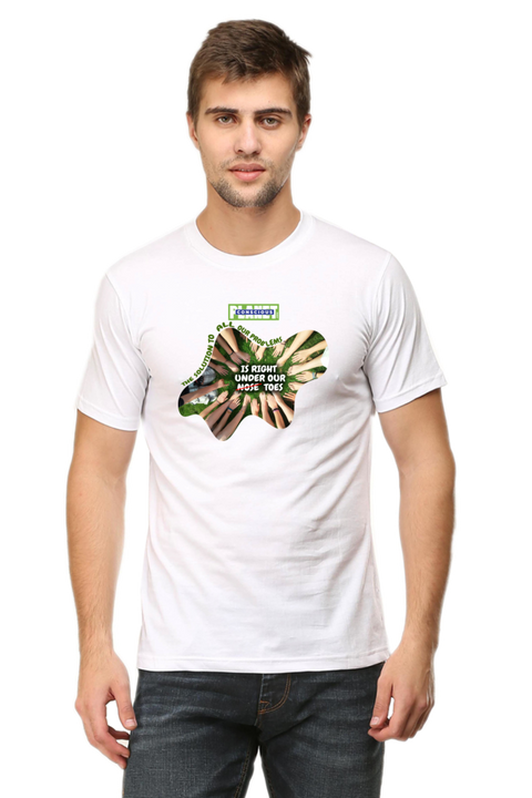 The Solution to All Our Problems T-shirt for Men - White