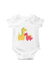 White Baby Dino Baby Rompers
