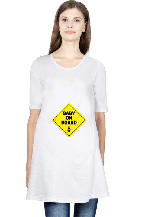 Baby On Board Maternity T-Shirt for Women