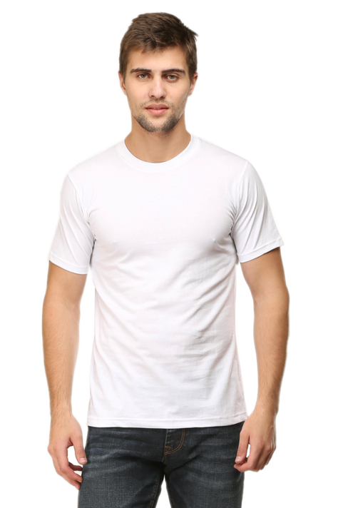 White Men Plain T-Shirts