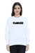 Flawless Black Sweatshirt for Women - White