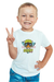 White Tiger Goggles Boy's T-Shirt for Sunny Days