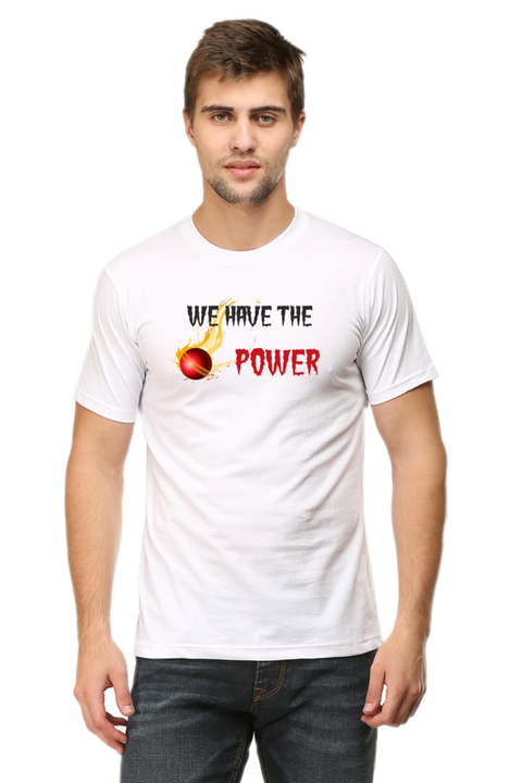 We Have the Power T-Shirts for Men - White