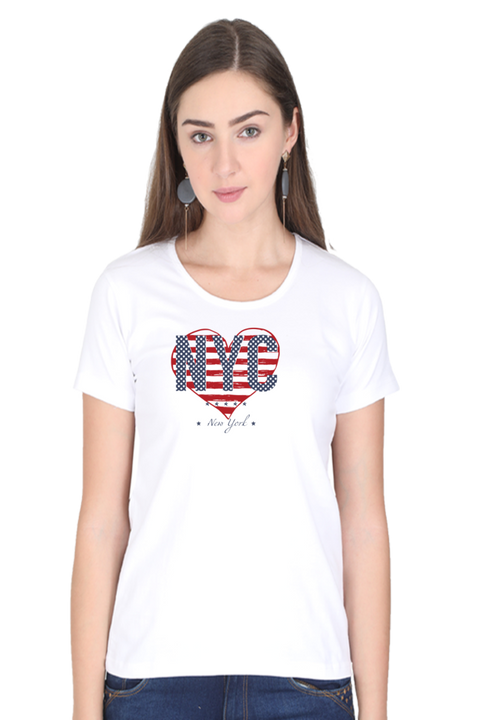 New York City T-Shirt for Women - White