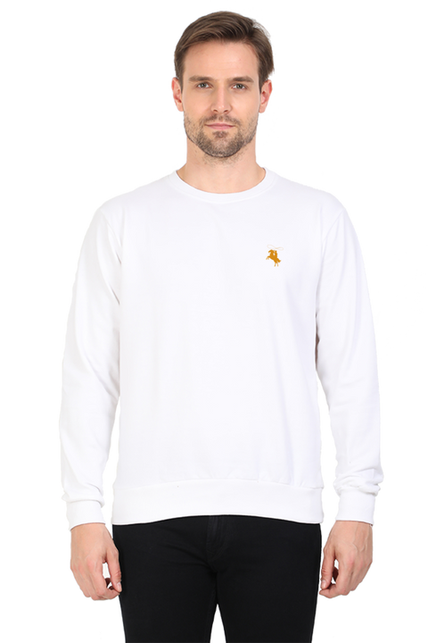 White Cowboy Lasso Sweatshirt for Men