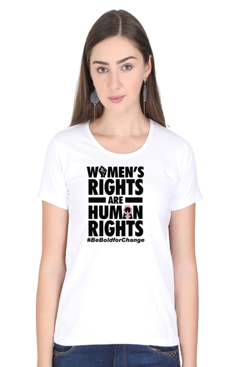 Women's Rights are Human Rights White T-Shirt for Women