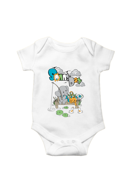 White Sunny Days Rompers for Baby
