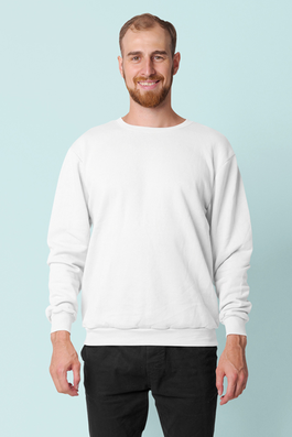 White Sweatshirt for Men
