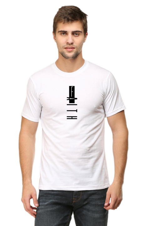 The Faith Series White T-shirt for Men