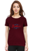 Raksha Bandhan Maroon T-Shirt for Women
