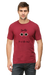 Smile Its Coffee Day T-shirt for Men - Maroon