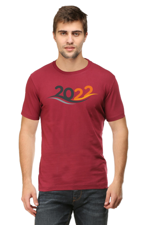New Year 2022 T-shirt for Men - Maroon