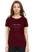 Create Maroon T-Shirt for Women