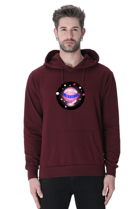 Maroon World Metaverse Unisex Sweatshirt Hoodies