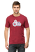 Love Never Fails Valentine's Day T-shirt for Men - Maroon