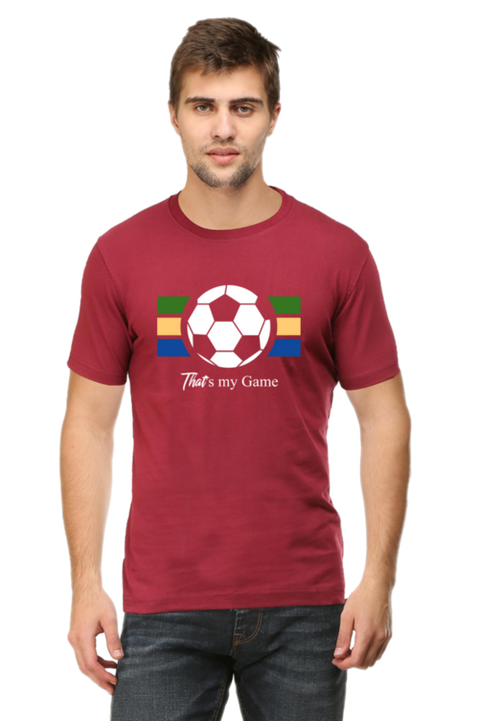 Maroon Men's Football T-Shirts Original