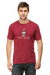 Mujhe Toh Teri Latte Lag Gayi T-shirt for Men - Maroon